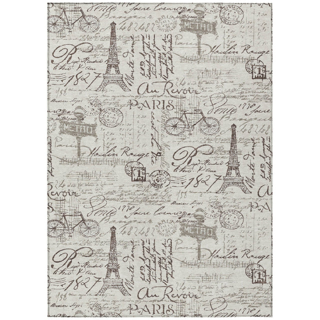 Addison Chantille ACN2209 Novelty Machine Made Transitional Linen Rug