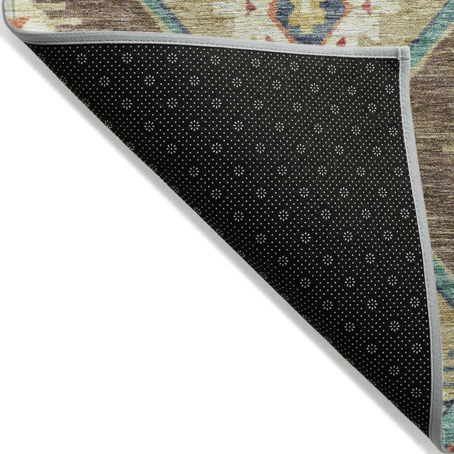 Addison Chantille ACN2210 Moroccan Machine Made Transitional Khaki Rug