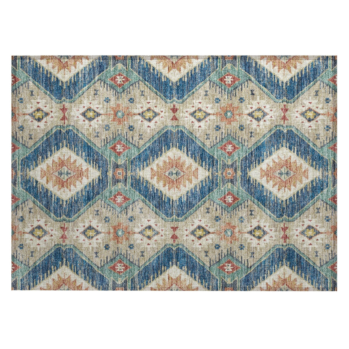 Addison Chantille ACN2210 Moroccan Machine Made Transitional Navy Rug