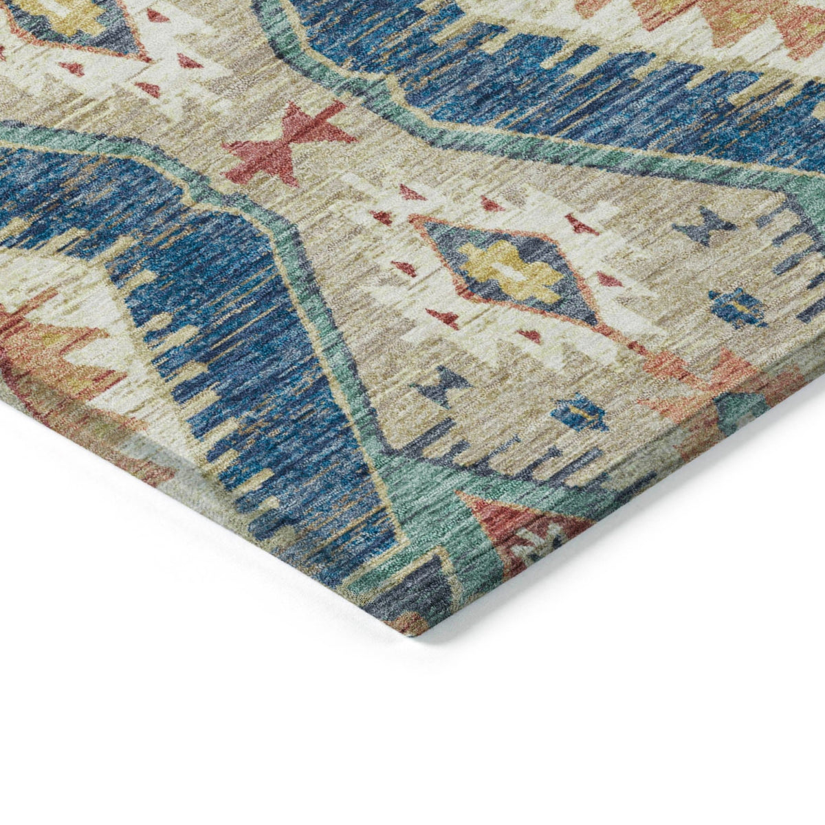 Addison Chantille ACN2210 Moroccan Machine Made Transitional Navy Rug