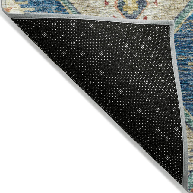 Addison Chantille ACN2210 Moroccan Machine Made Transitional Navy Rug
