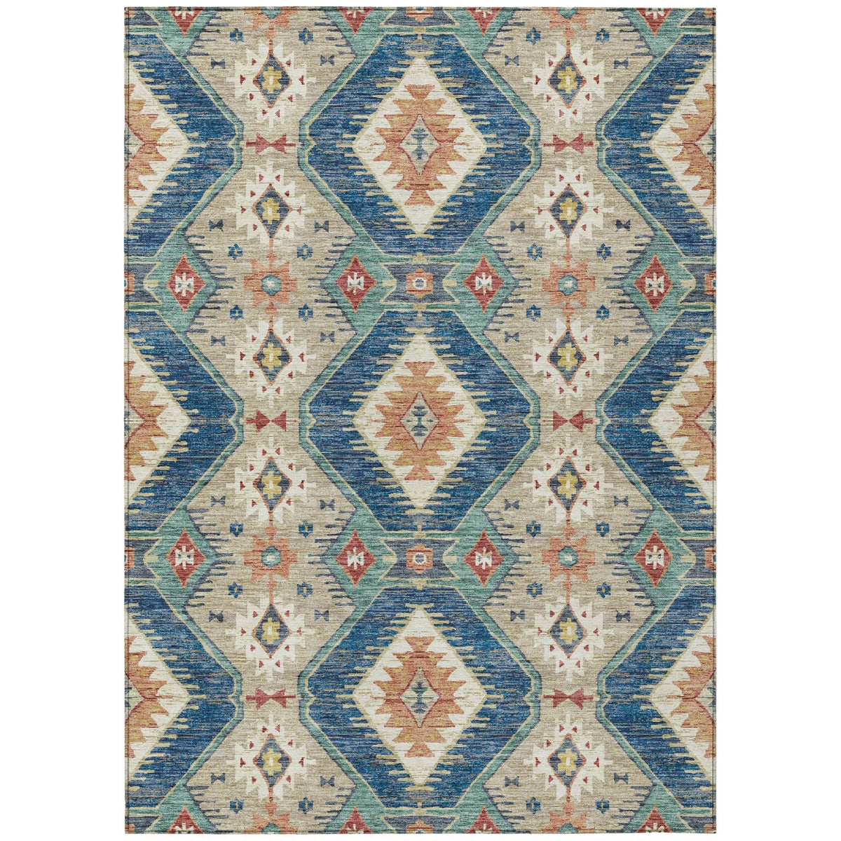 Addison Chantille ACN2210 Moroccan Machine Made Transitional Navy Rug