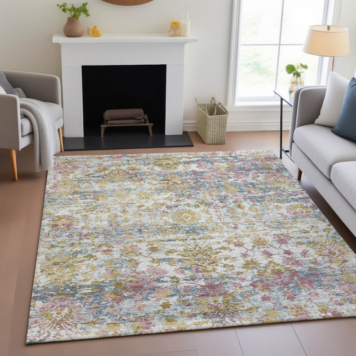Addison Chantille ACN2211 Modern Machine Made Transitional Wheat Rug