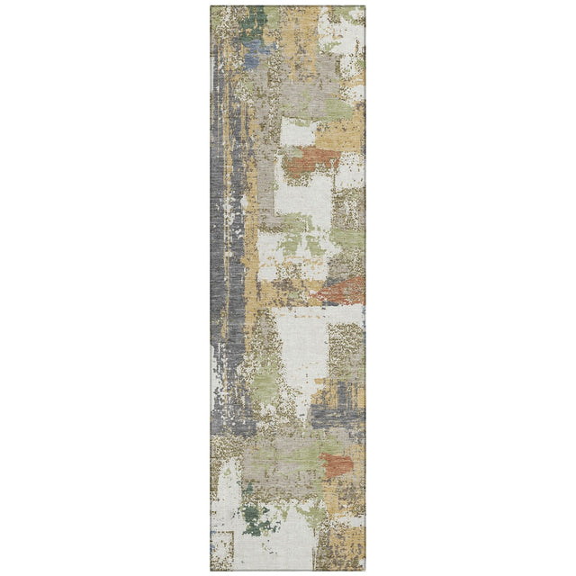 Addison Chantille ACN2212 Abstract Machine Made Transitional Ivory Rug
