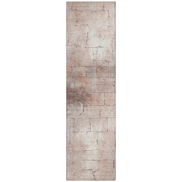 Addison Chantille ACN2215 Geometric Machine Made Transitional Coral Rug