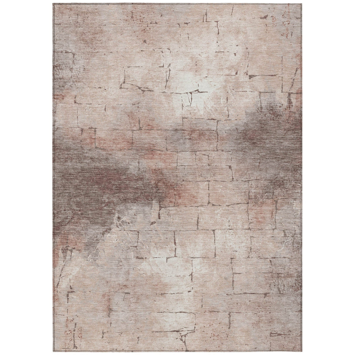 Addison Chantille ACN2215 Geometric Machine Made Transitional Coral Rug