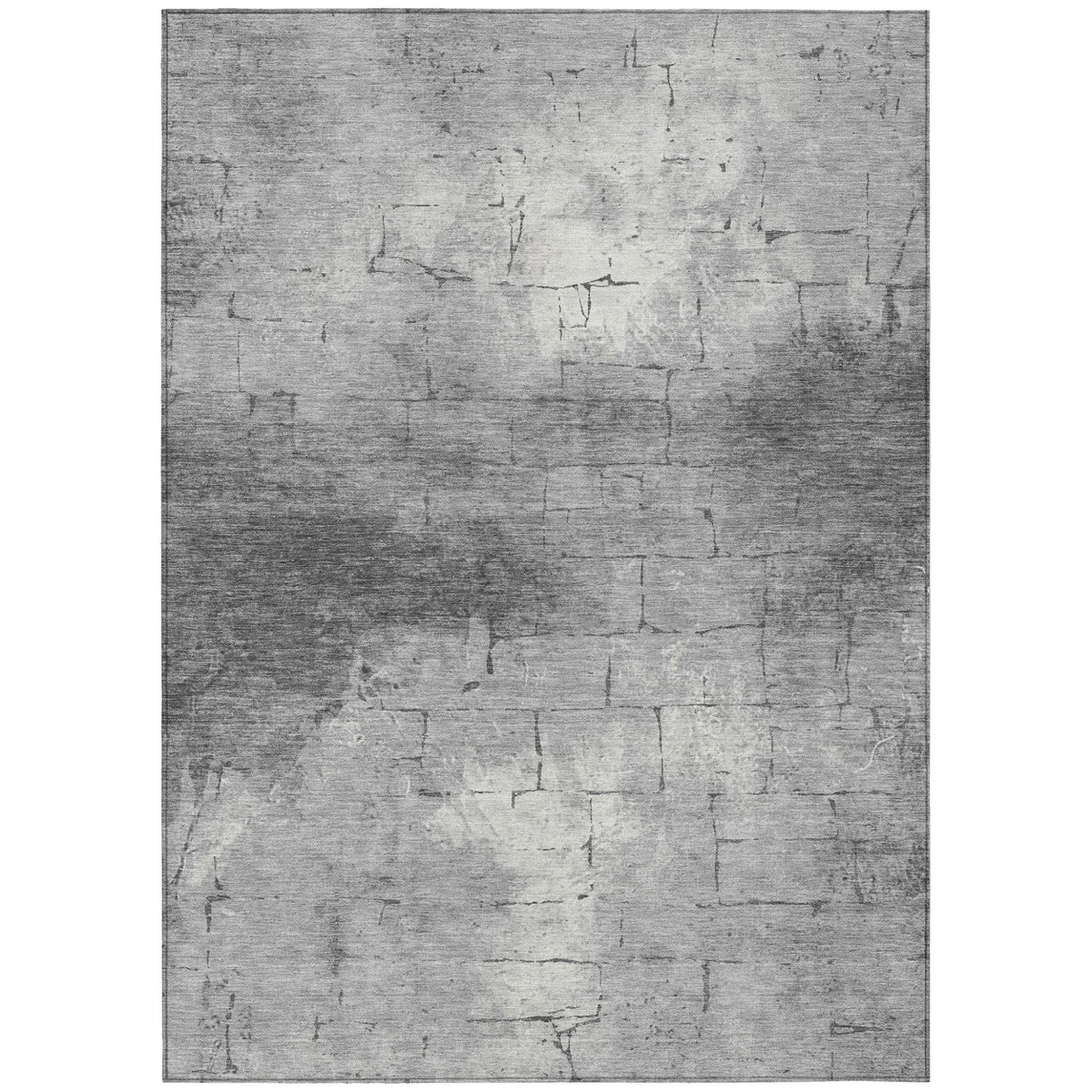 Addison Chantille ACN2215 Geometric Machine Made Transitional Gray Rug
