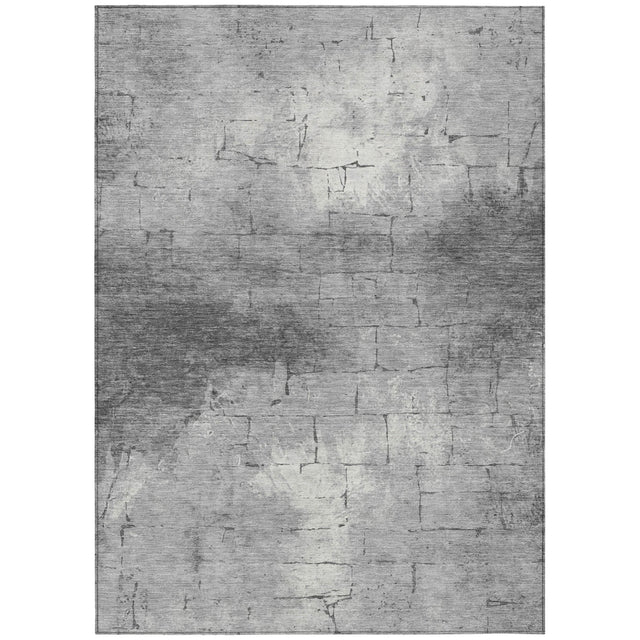 Addison Chantille ACN2215 Geometric Machine Made Transitional Gray Rug