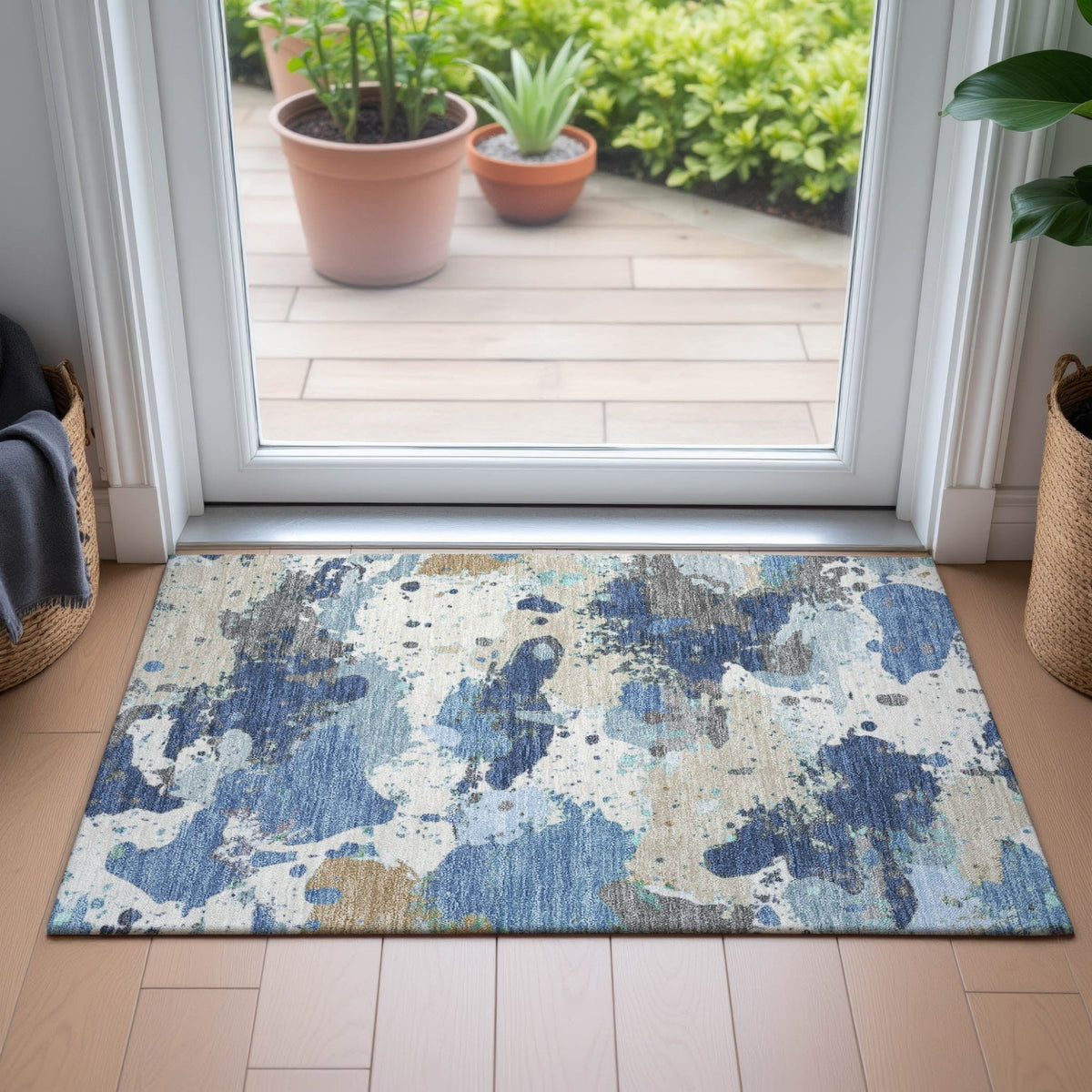 Addison Chantille ACN2217 Modern Machine Made Transitional Denim Rug