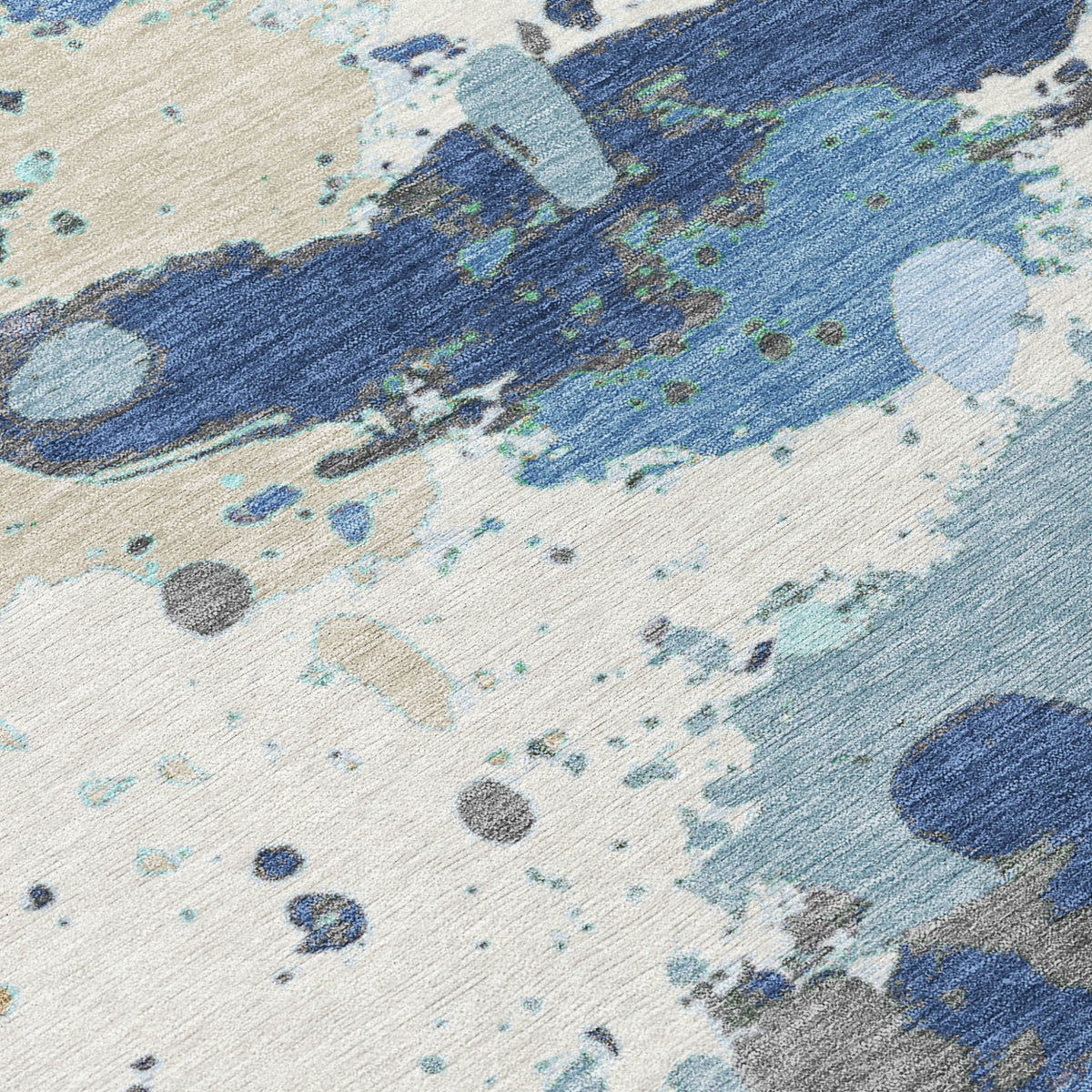 Addison Chantille ACN2217 Modern Machine Made Transitional Denim Rug