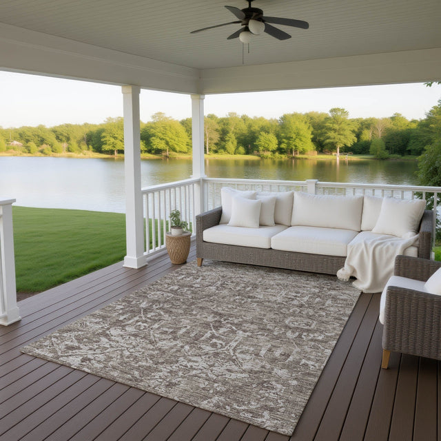 Dalyn Aberdeen AB1 Fudge Rug outdoor lifestyle image