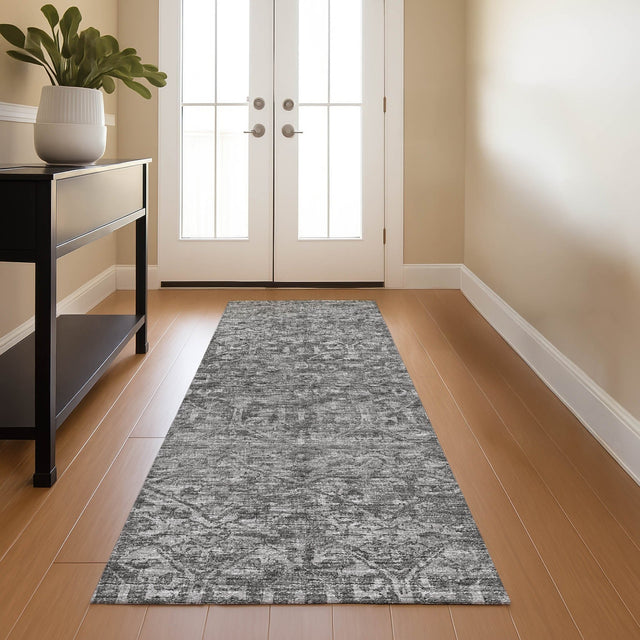 Dalyn Aberdeen AB1 Graphite Rug shown in a room