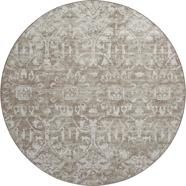Dalyn Aberdeen AB1 Mushroom Rug round rug