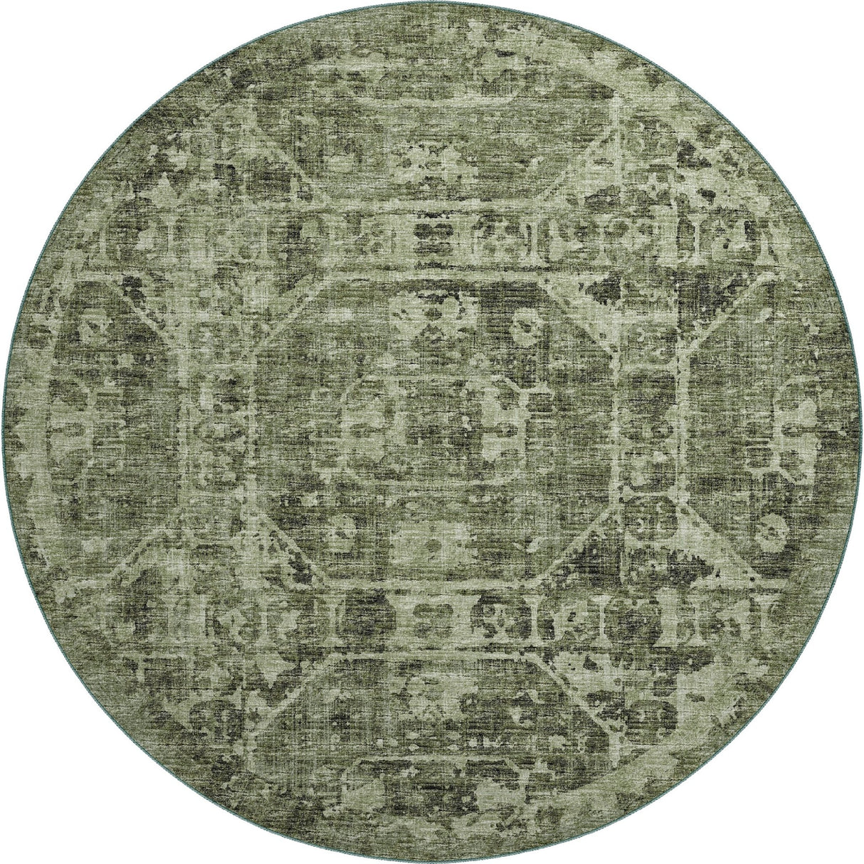 Dalyn Aberdeen AB2 Cactus Rug round rug