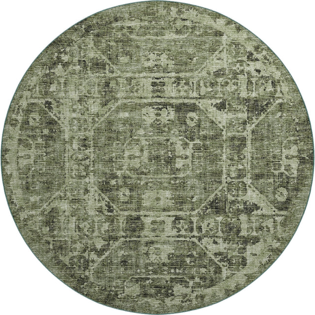 Dalyn Aberdeen AB2 Cactus Rug round rug