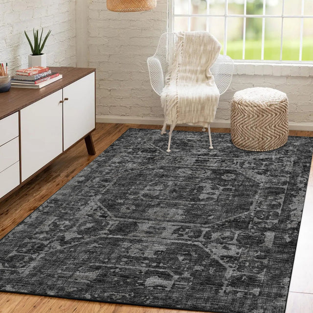 Dalyn Aberdeen AB2 Midnight Rug shown in a room