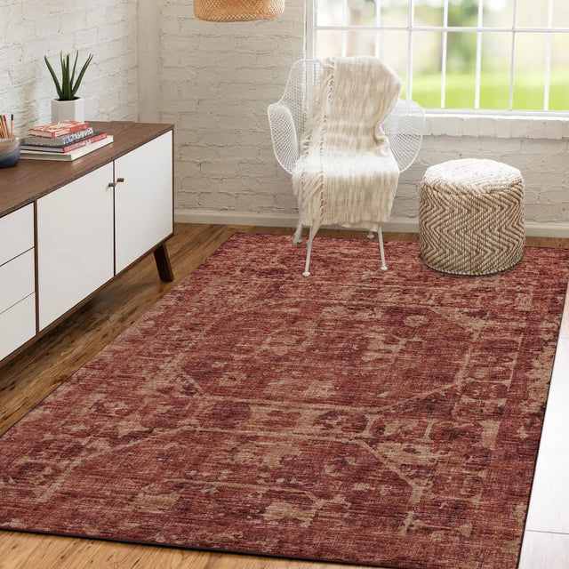 Dalyn Aberdeen AB2 Paprika Rug shown in a room