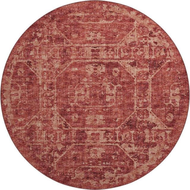 Dalyn Aberdeen AB2 Paprika Rug round rug