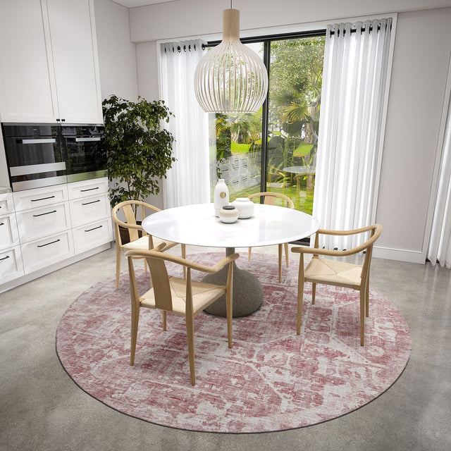 Dalyn Aberdeen AB2 Rose Rug shown in a room