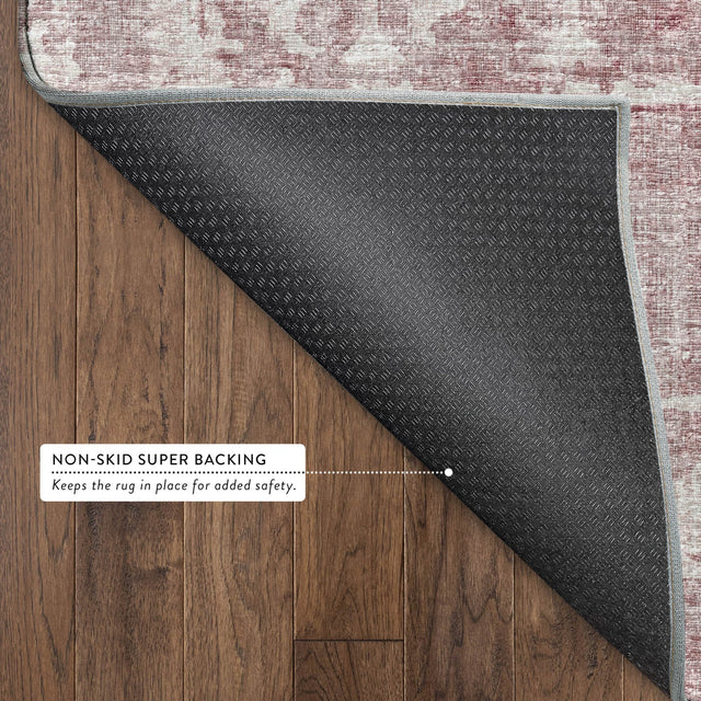 Dalyn Aberdeen AB2 Rose Rug backing detail