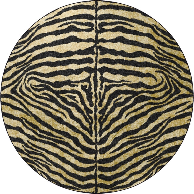 Dalyn Akina AK1 Gold Rug round rug