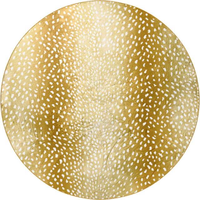 Dalyn Akina AK3 Gold Rug round rug