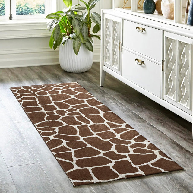 Dalyn Akina AK4 Chocolate Rug shown in a room