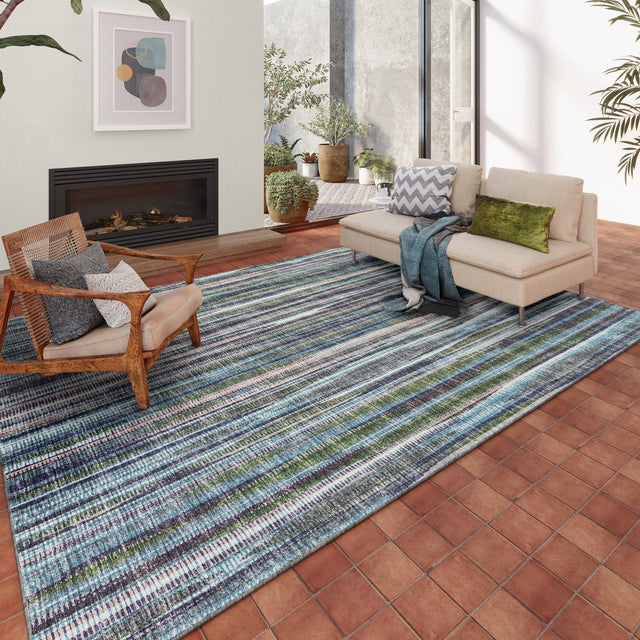 Dalyn Amador AA1 Violet Rug shown in a room