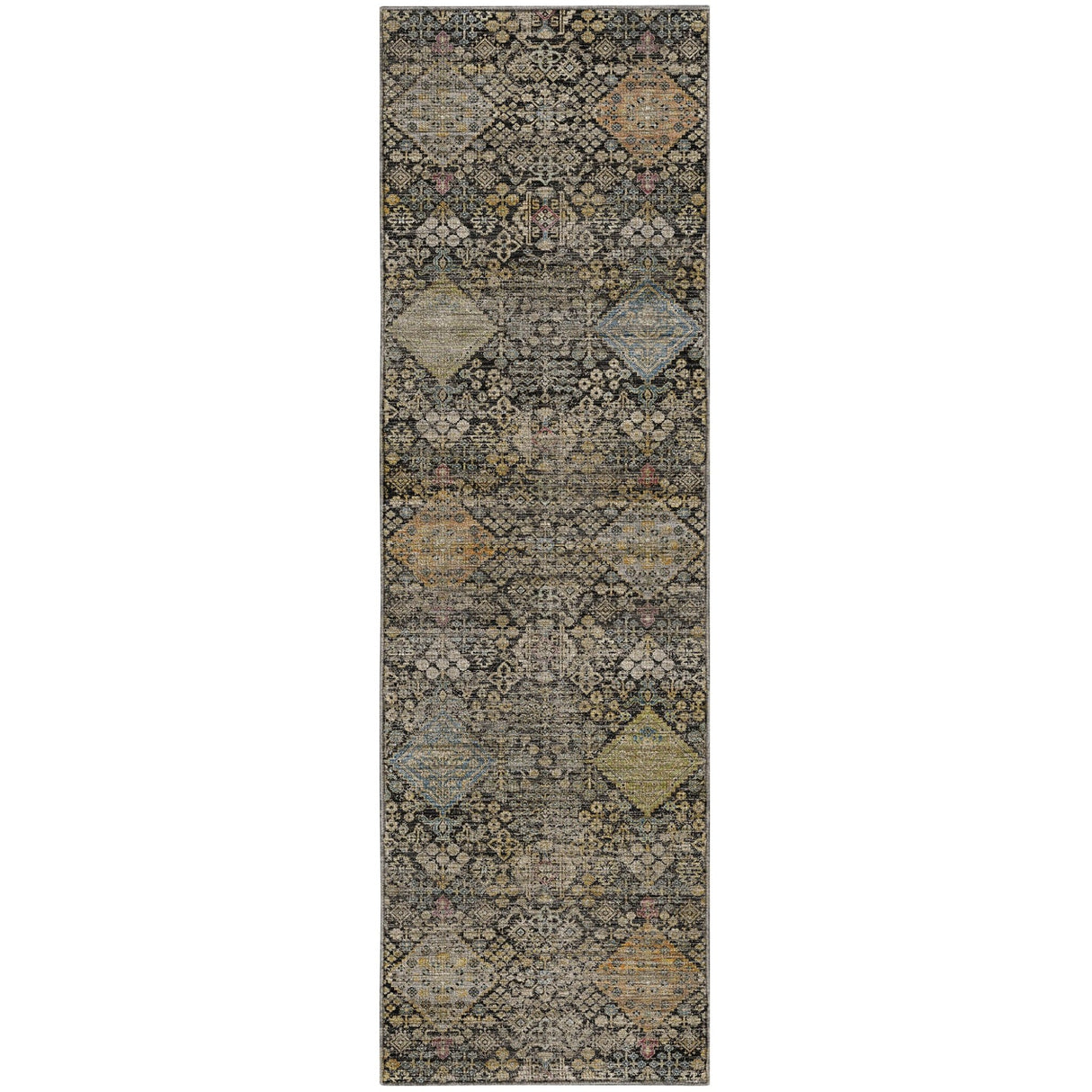 Dalyn Aristo AR1 Black Rug runner rug