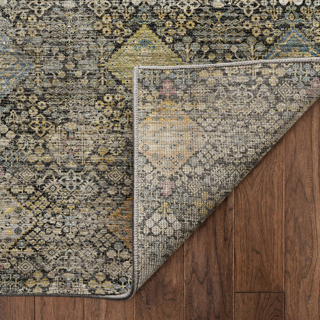 Dalyn Aristo AR1 Black Rug backing detail