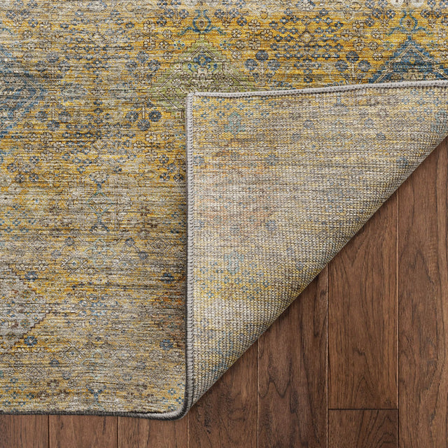 Dalyn Aristo AR1 Gold Rug backing detail