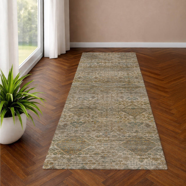 Dalyn Aristo AR1 Ivory Rug shown in a room