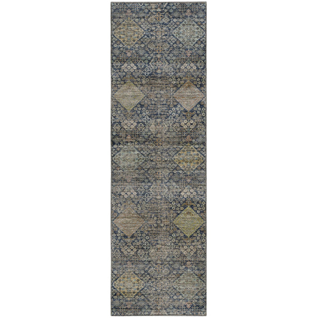 Dalyn Aristo AR1 Navy Rug runner rug