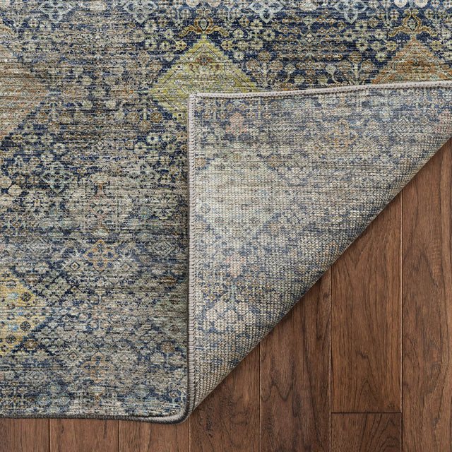 Dalyn Aristo AR1 Navy Rug backing detail