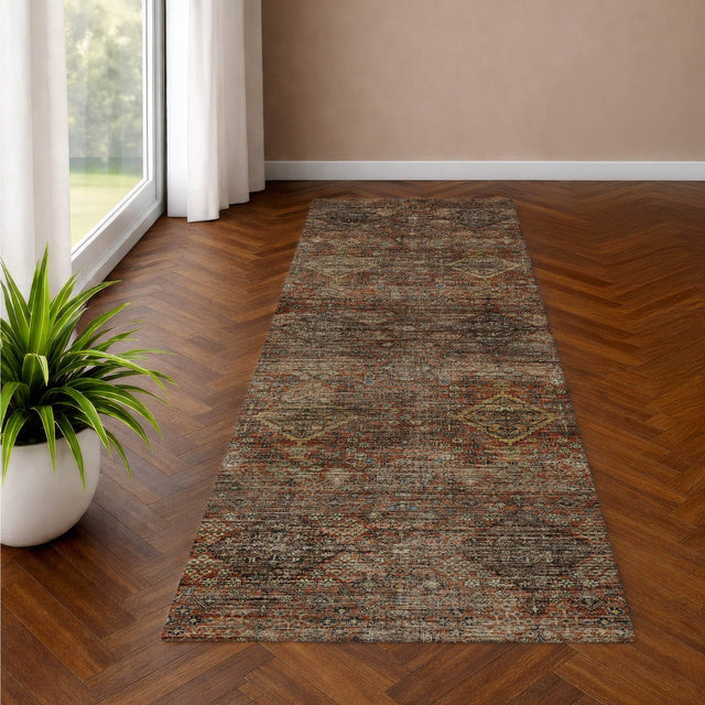Dalyn Aristo AR1 Paprika Rug shown in a room