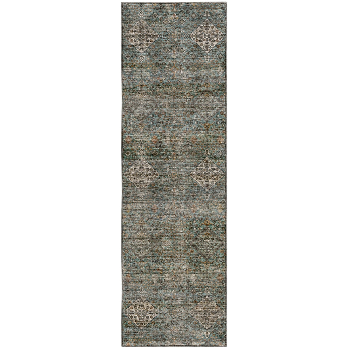 Dalyn Aristo AR1 Teal Rug runner rug