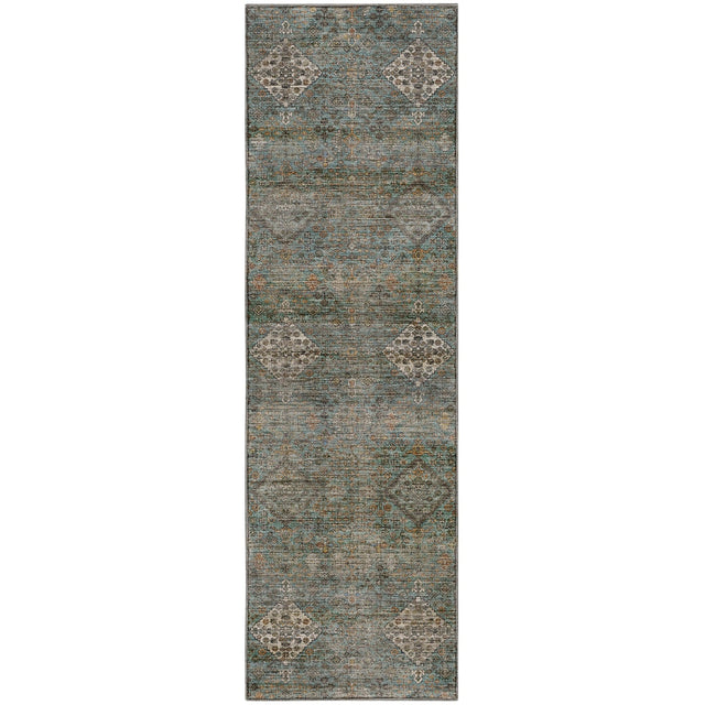 Dalyn Aristo AR1 Teal Rug runner rug