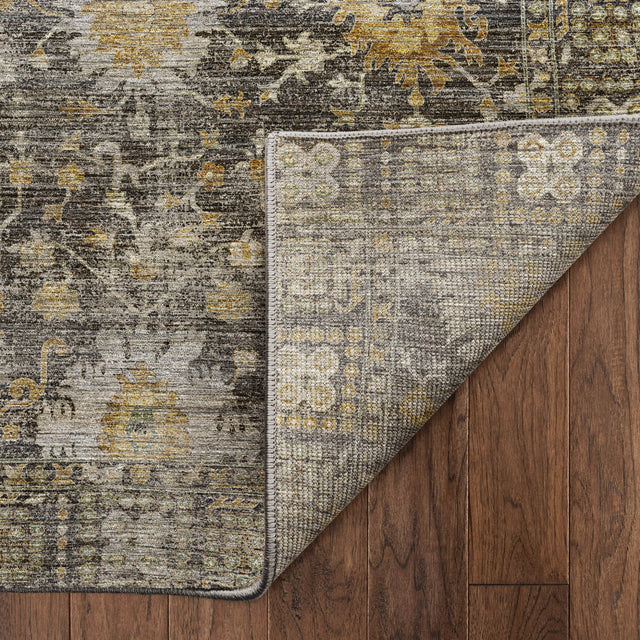 Dalyn Aristo AR2 Charcoal Rug backing detail