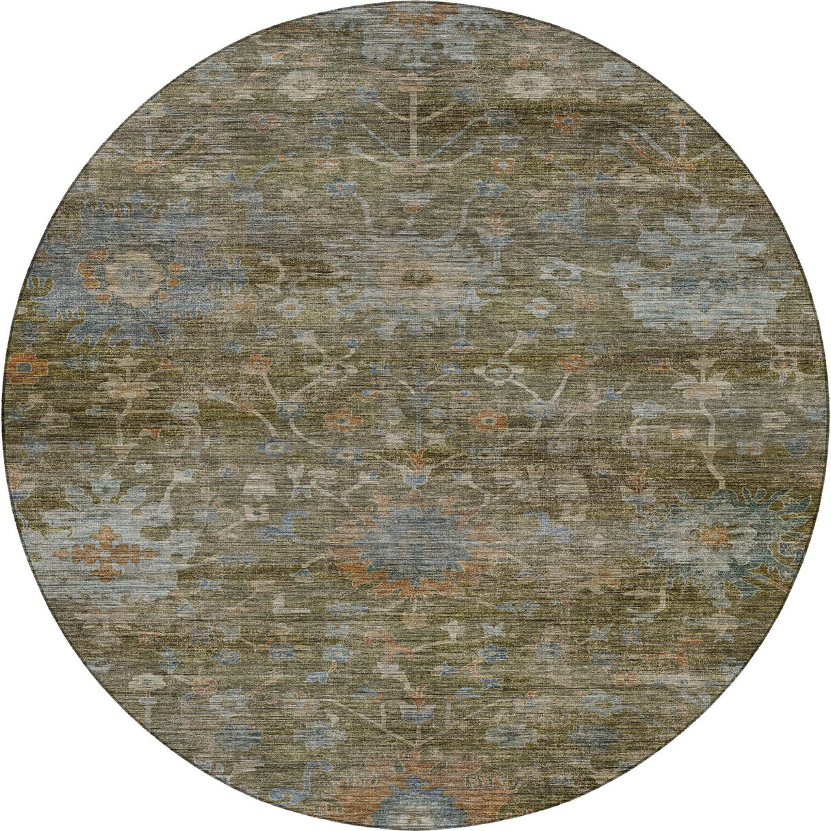 Dalyn Aristo AR2 Olive Rug round rug