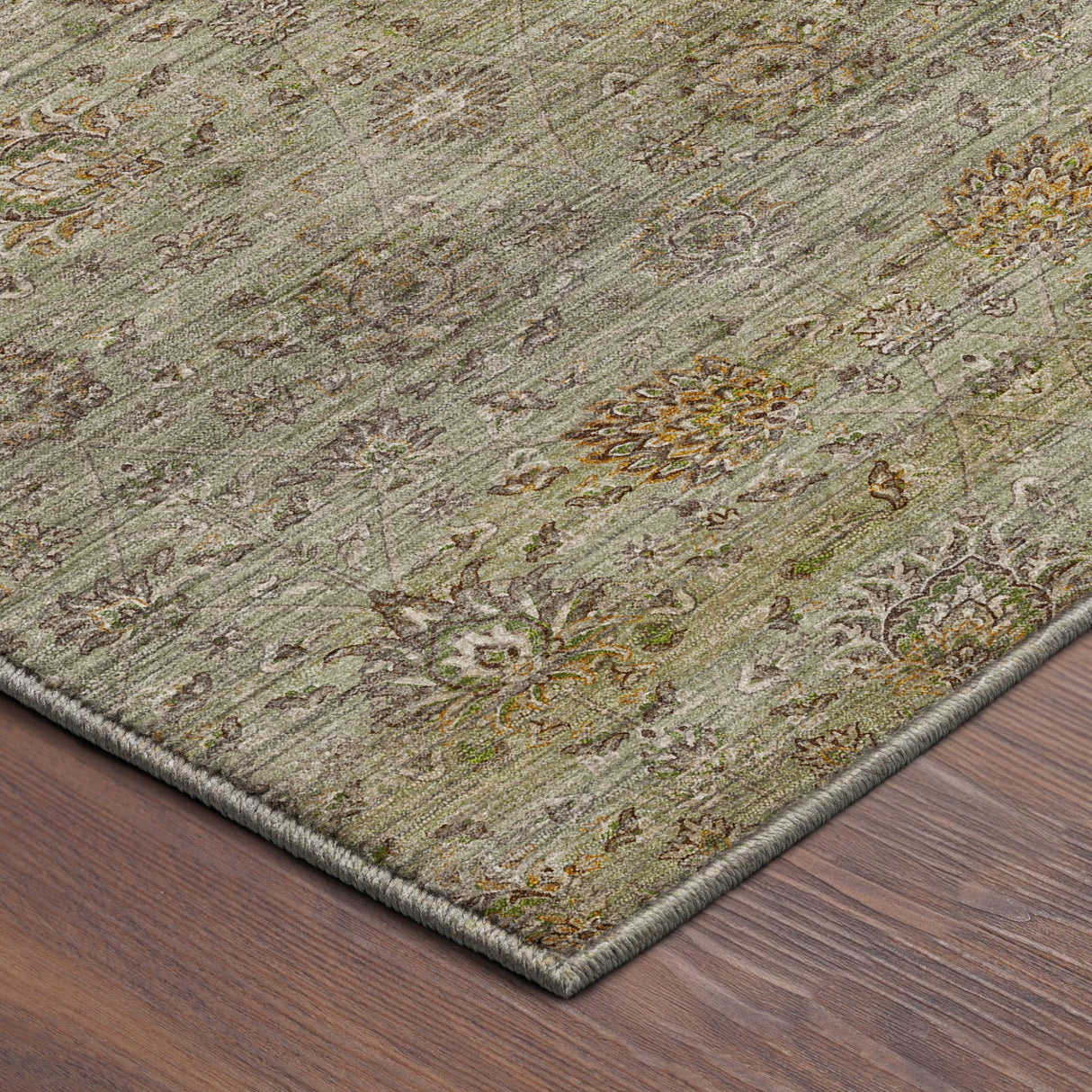 Dalyn Aristo AR3 Celery Rug corner detail