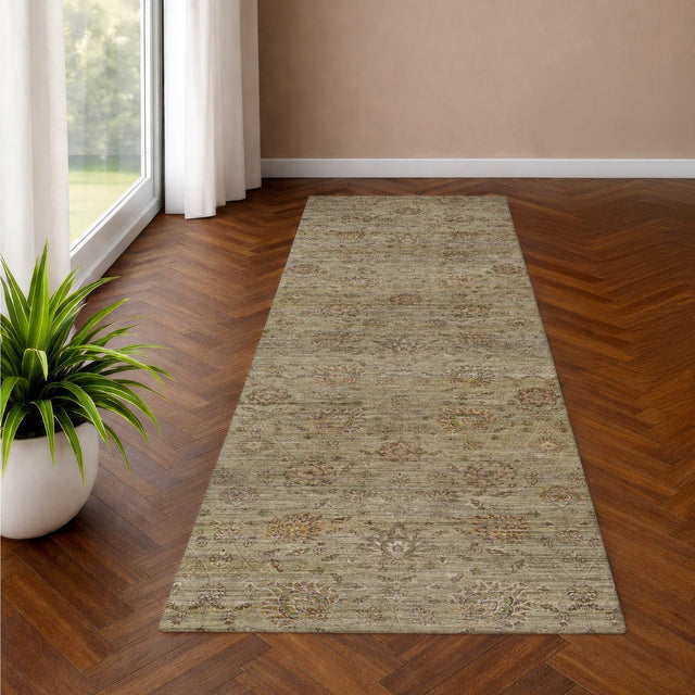 Dalyn Aristo AR3 Celery Rug shown in a room