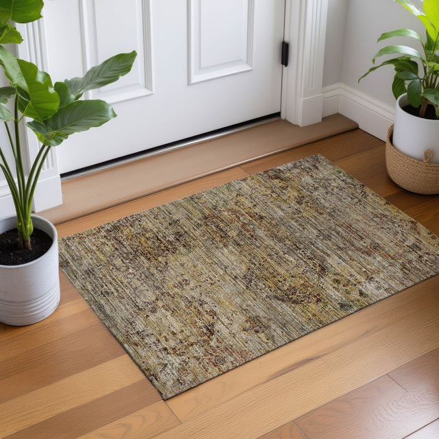 Dalyn Aristo AR4 Wheat Rug shown in a room