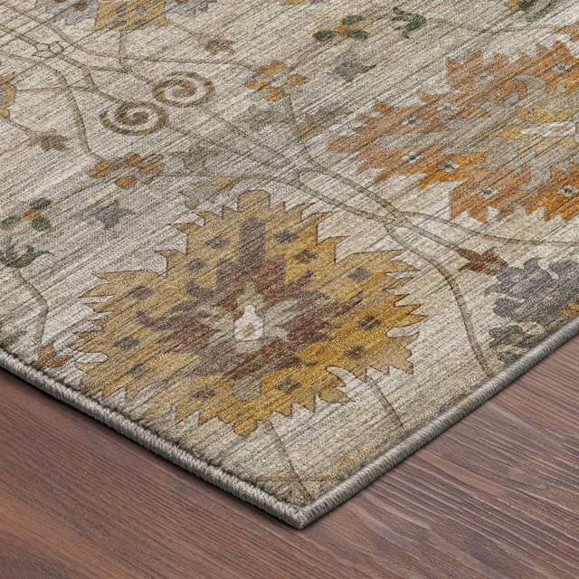Dalyn Aristo AR6 Ivory Rug corner detail