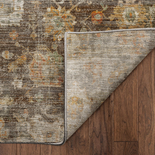 Dalyn Aristo AR7 Chocolate Rug backing detail