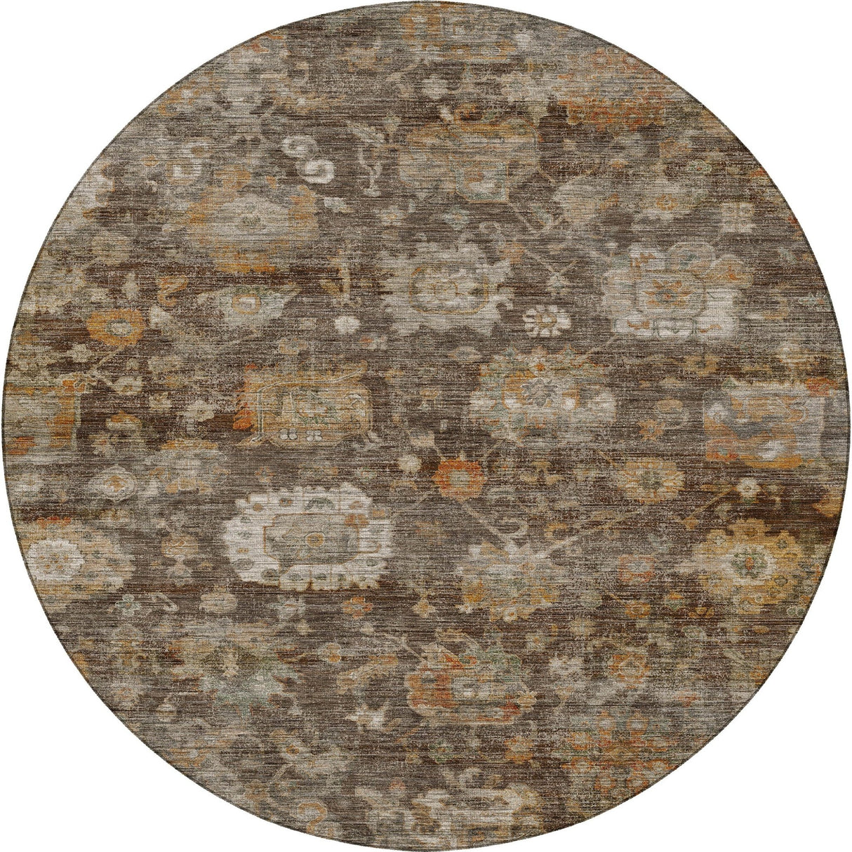 Dalyn Aristo AR7 Chocolate Rug round rug