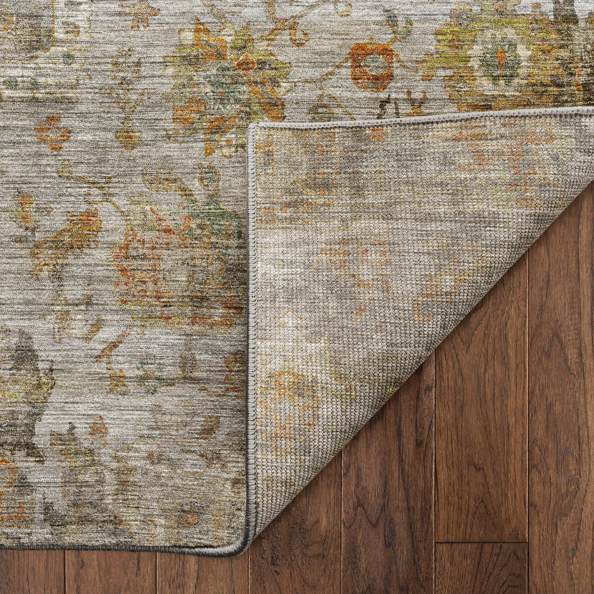 Dalyn Aristo AR7 Silver Rug backing detail