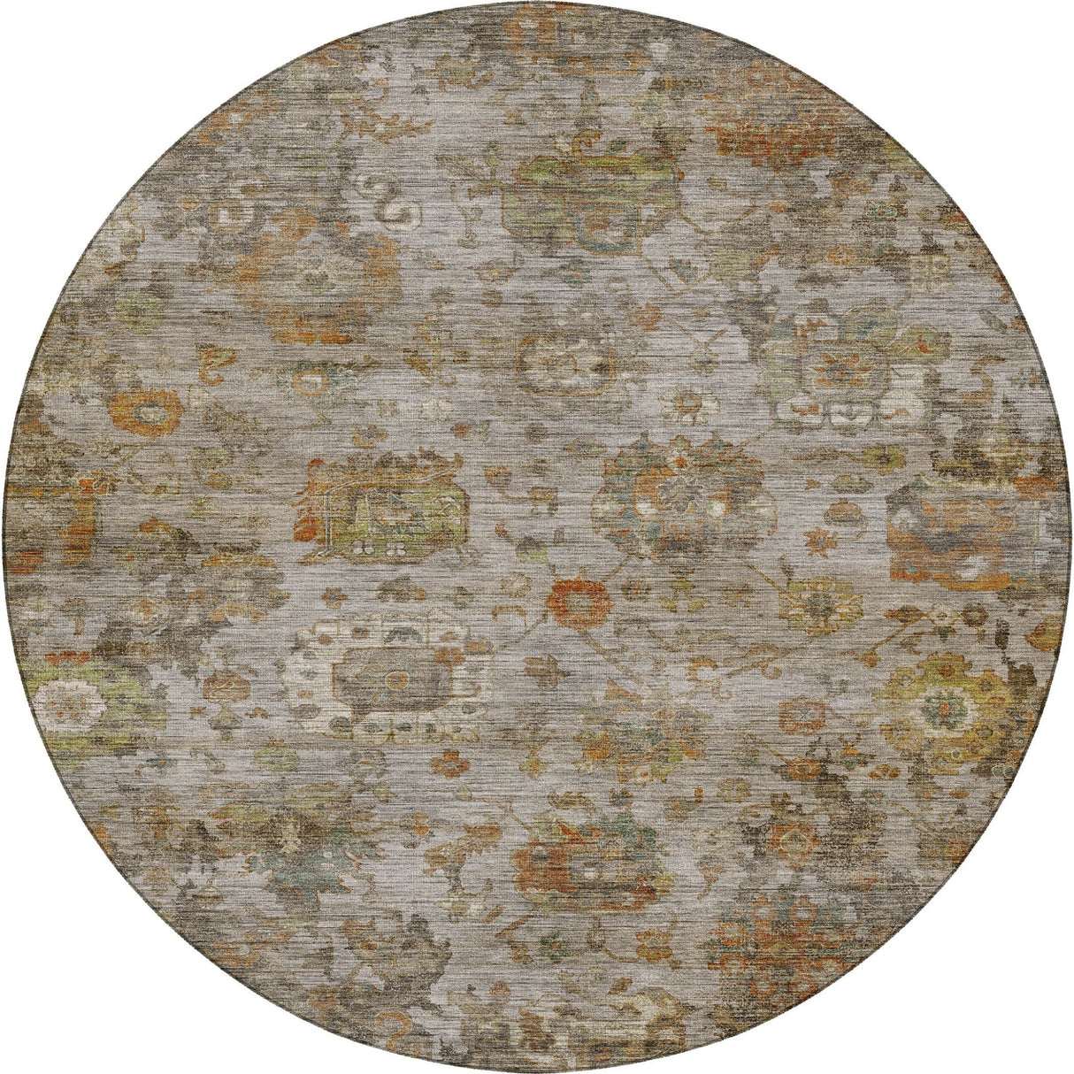 Dalyn Aristo AR7 Silver Rug round rug