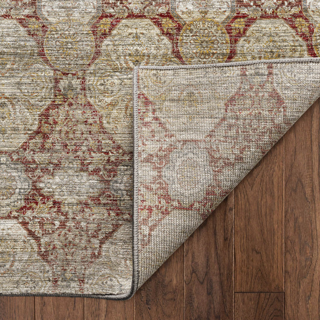 Dalyn Aristo AR8 Burgundy Rug backing detail