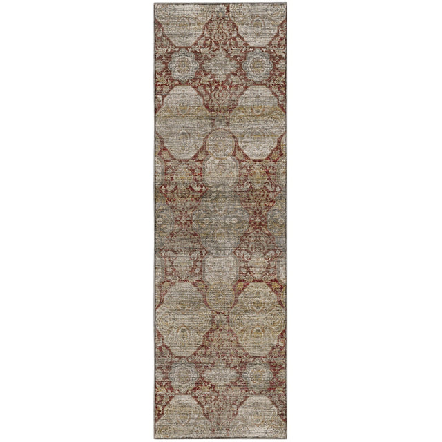 Dalyn Aristo AR8 Burgundy Rug runner rug