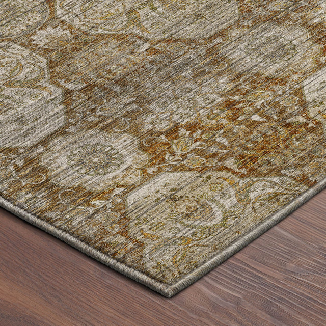 Dalyn Aristo AR8 Terracotta Rug corner detail